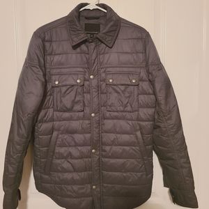Banana Republic Men's Puffer Jacket Grey Small
